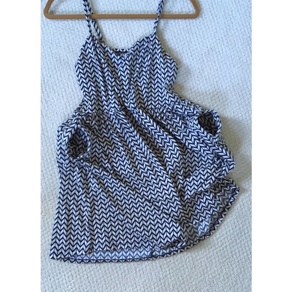 Navy/white sweetheart sundress